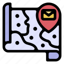 location, mail, placeholder, pin, envelope