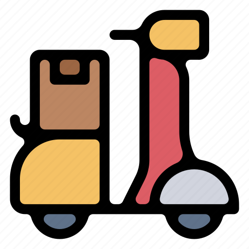 Scooter, motorcycle, vespa, motorbike icon - Download on Iconfinder