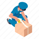 postman, packing, parcel 