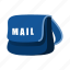 mail, delivery, bag, illustration, send, message, briefcase 