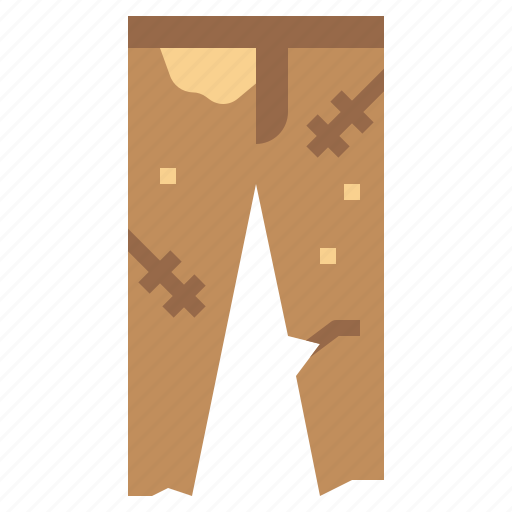 Pants, homeless, dirty, old, poverty icon - Download on Iconfinder