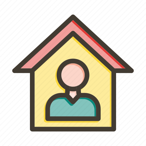 Orphanage, home, man, work, house icon - Download on Iconfinder
