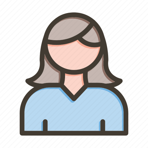Woman, female, girl, people, person icon - Download on Iconfinder