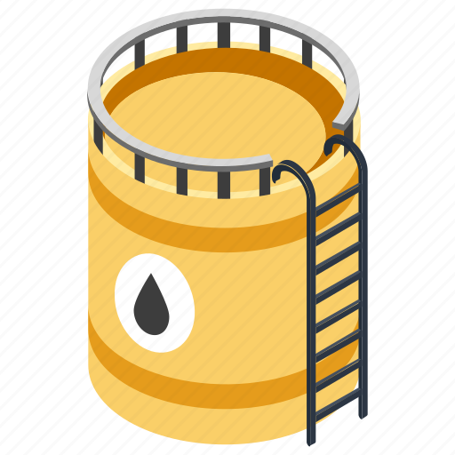 Industrial tank, storage tank, tank, water storage, water tank icon - Download on Iconfinder