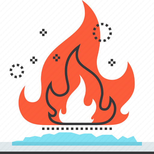 Burn, energy, fire, flame, fossil, fuel, hot icon - Download on Iconfinder
