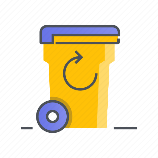 Bin, recycling, delete, garbage, recycle, trash icon - Download on Iconfinder