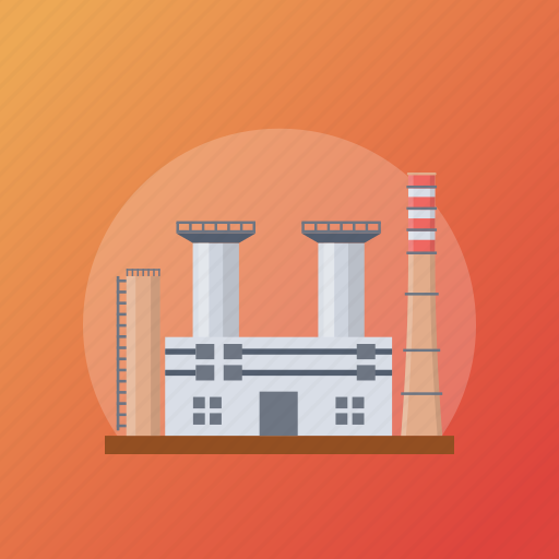 Factory, fossil fuel, mill, oil industry, petroleum industry icon - Download on Iconfinder