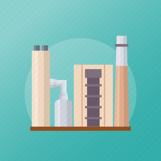 Factory, fossil fuel, mill, oil industry, petroleum industry icon - Download on Iconfinder