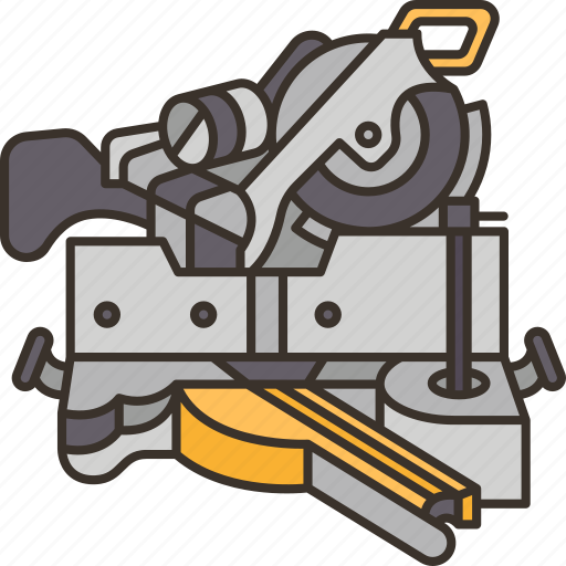 Miter, saw, crosscuts, blade, lumber icon - Download on Iconfinder