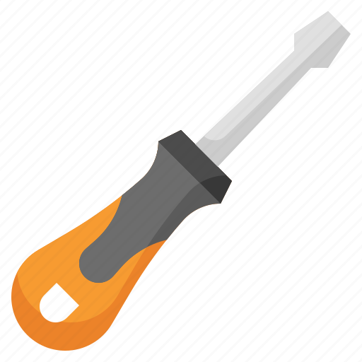Screwdriver, construction, and, tools, utensils, building, trade icon - Download on Iconfinder