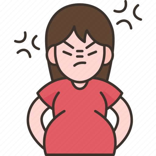 Irritated, pregnant, mood, swings, symptoms icon - Download on Iconfinder