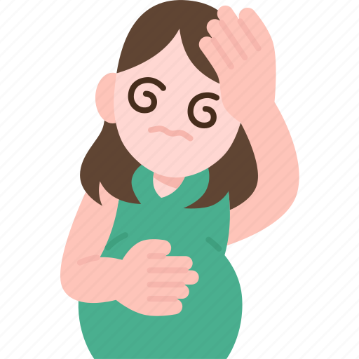 Dizziness, pregnancy, unwell, symptoms, health icon - Download on Iconfinder