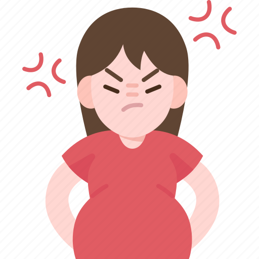 Irritated, pregnant, mood, swings, symptoms icon - Download on Iconfinder