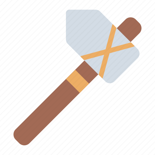 Axe, weapon, primitive, prehistoric, tribal, stone, age icon - Download on Iconfinder