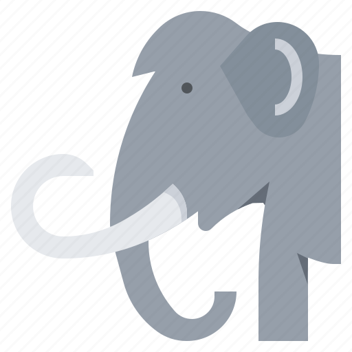 Animal, elephant, mammoth, prehistoric icon - Download on Iconfinder