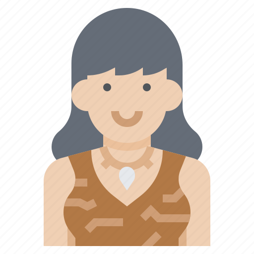 Avatar, human, neolithic, prehistoric, woman icon - Download on Iconfinder