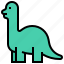 animal, brachiosaurus, dino, dinosaur 