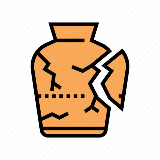 Vase, period, skull, dinosaur, damaged, clam icon - Download on Iconfinder