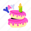 birthday cake, confectionary item, party cake, sweet cake, sweet dessert 
