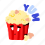 movie popcorn, film popcorn, cinema popcorn, movie snack, popcorn 
