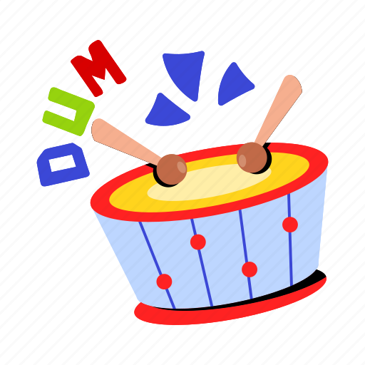 Drum beat, snare drum, drum music, musical instrument, drum roll icon - Download on Iconfinder