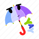 umbrella, umbrella protection, sun protection, umbrella emoji, yay word