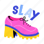 slay shoe, ladies shoe, ladies footwear, heel boot, heel shoe 