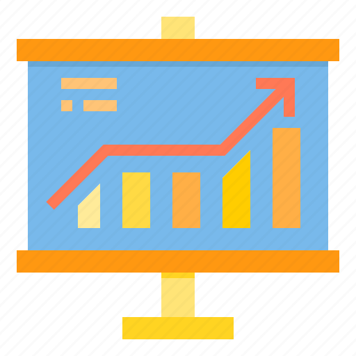 Business, chart, level, presentaion, report, statistic, up icon - Download on Iconfinder