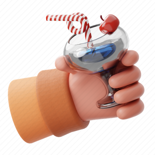 Hand, cheers 3D illustration - Download on Iconfinder
