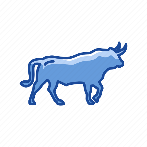 Animal, bull, bull market, stock marketing icon - Download on Iconfinder