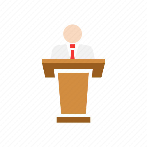 Conference, male speaker, meeting, presentation icon - Download on Iconfinder