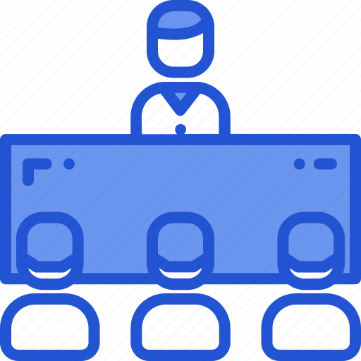 Conference, interview, meeting, presentation icon - Download on Iconfinder