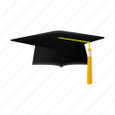 cap, trencher, education, graduation, hat, school, student