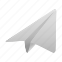 paper, plane, airplane, email, mail, message, send
