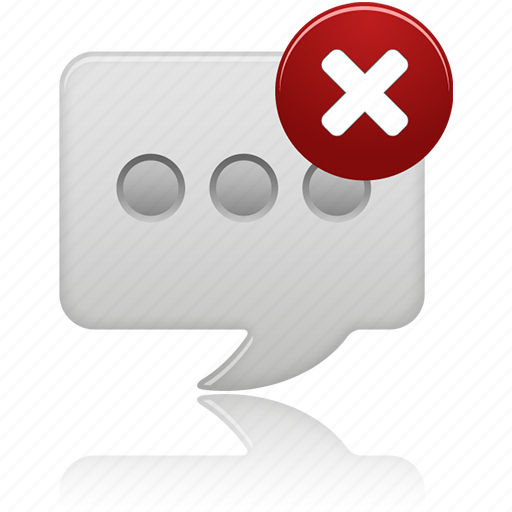 Delete, message, text icon - Download on Iconfinder