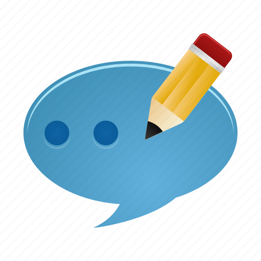 Comment, edit, chat, communication, conversation, message icon - Download on Iconfinder