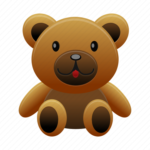 Animal, bear, teddy, toy icon