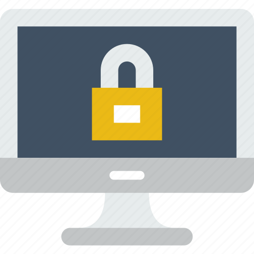 Desktop, locked, protection, security, virus, web icon - Download on Iconfinder