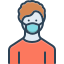 wear mask, camouflage, conceal, cover mouth, prevention, face mask, face shield 