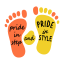 footprints, footsteps, traces, positivity, motivation 