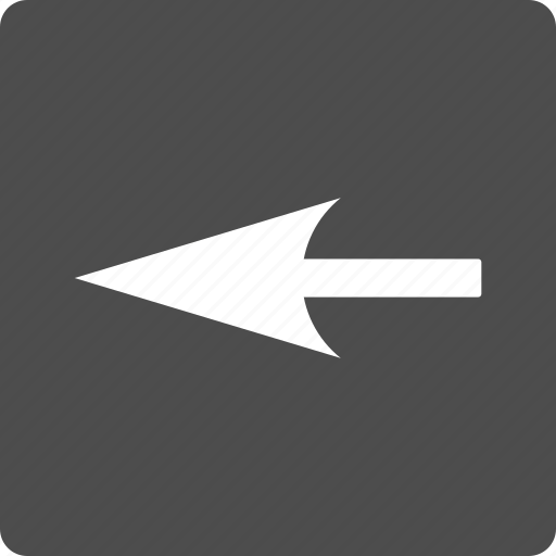 Back, direction, history, pointer, previous, sharp left arrow, undo icon - Download on Iconfinder