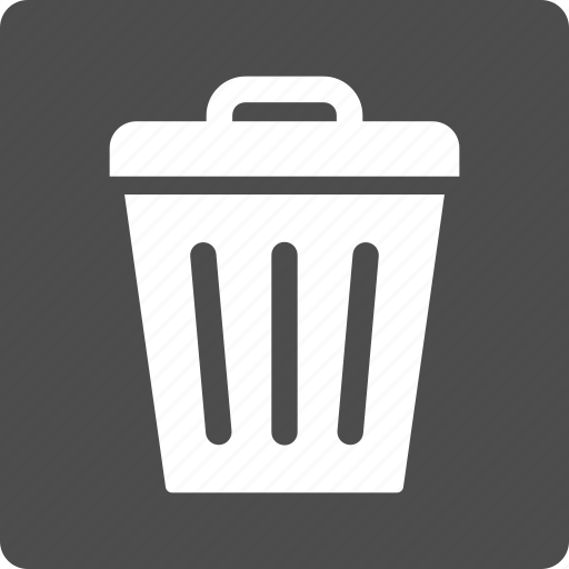 Delete, dustbin, recycle bin, remove, rubbish basket, trash can, trashcan icon - Download on Iconfinder