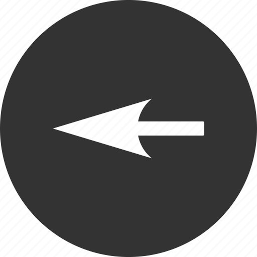 Back, direction, history, pointer, previous, sharp left arrow, undo icon - Download on Iconfinder