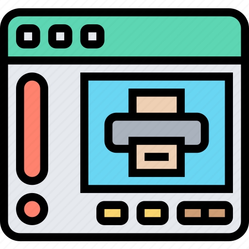 Error, printing, warning, failure, alert icon - Download on Iconfinder