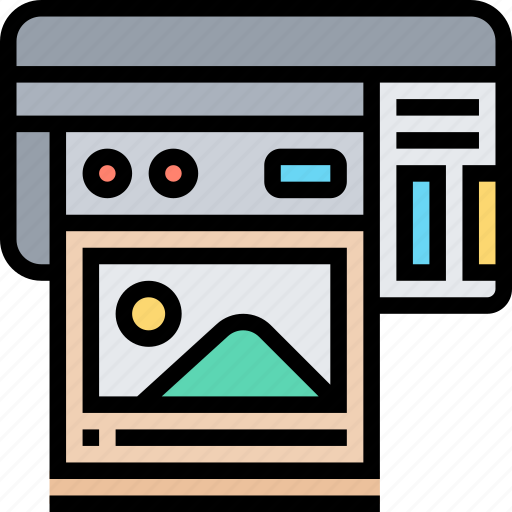 Printer, color, photo, image, illustration icon - Download on Iconfinder
