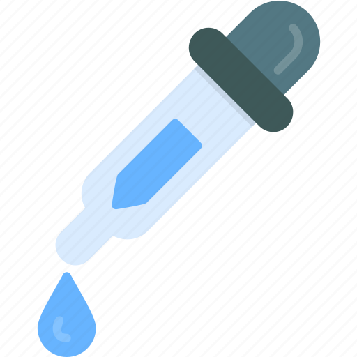 Dropper, chemical, color, laboratory, picker, pipette, tool icon - Download on Iconfinder