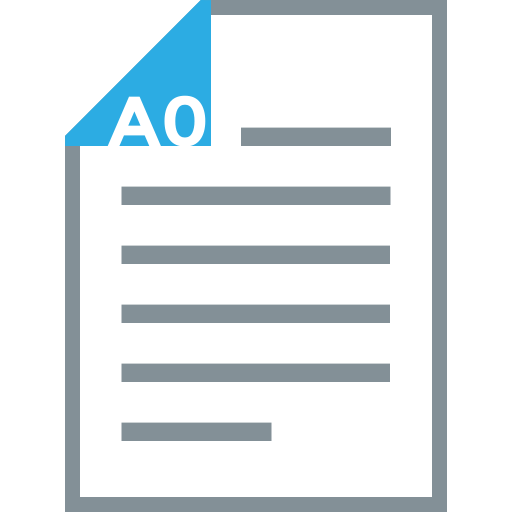 A0, document, format, page, paper size, sheet, sheet size icon - Free download