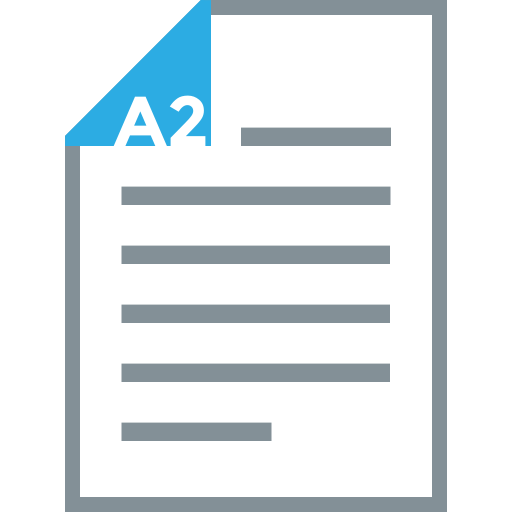 A2, document, format, page, paper size, sheet icon - Free download