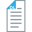 dl, document, format, page, paper, paper size, printing 