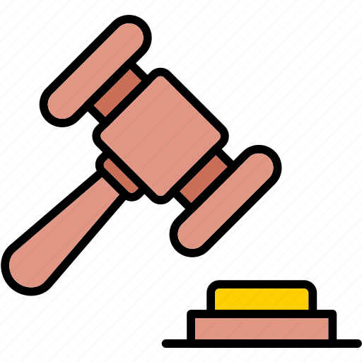 Law, court, justice, lawyer, line, litigation, thin icon - Download on Iconfinder